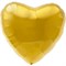 Шар фольга 18" СЕРДЦЕ Металлик Gold (Ag) - фото 10083