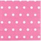 Салфетка Горошек ярко-розовая 33см 12шт /G - фото 10182