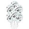 шар 14" с рис Молодожены, матовый, наполнен гелием и обработан Hi-Float'ом - фото 10559