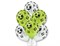 Шар 14" с рис Мяч футбольный, матовый, наполнен гелием и обработан Hi-Float'ом - фото 10613