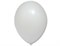 Шар 14"  Белый (White) матовый наполнен гелием и обработан Hi-Float'ом - фото 10615