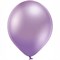 Шар 14" Хром Фиолетовый (Glossy Purple),, зеркальный наполнен гелием и обработан Hi-Float'ом - фото 10652