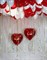 Набор шаров для влюбленных №17 Шары под потолок +2 сердца на грузе (комплект) - фото 11340
