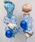 Набор шаров на рождение мальчика Два фонтан по 9 шаров №8 (комплект) - фото 11505