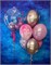 Фонтан из 7 шаров  + Deco Bubble 45 см с украшениями в асс №326а а326 - фото 12442