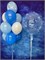 Фонтан из 10 шаров  + Deco Bubble 45 см с укр в асс №376а а376 - фото 12675