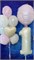 Фонтан из 10  шаров + Цифра + Шар Deco Bubble 60 см стеклянный  в асс №414а а414 - фото 12841