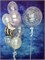 Фонтан из 10  шаров + Шар Deco Bubble 45 см с укр в асс №437а а437 - фото 12877