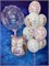 Фонтан из 10шаров + Сова на грузе Шар Deco Bubble 45 см с конф в  асс №510а а510 - фото 13066