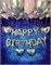 Набор воздушных шаров под потолок + надпись «HAPPY BIRTHDAY» №532а а532