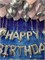 Набор воздушных шаров под потолок + надпись «HAPPY BIRTHDAY» №532а а532