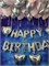 Набор воздушных шаров под потолок + надпись «HAPPY BIRTHDAY» №532а а532