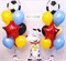 2 фонтана по 10 воздушных шаров + Цифра №166а а166т