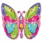 Шар фольга Фигура Бабочка садовая P35 (An) - фото 4542