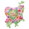 Шар фольга Фигура НВ Сердце в цветах P35 (An) - фото 4630