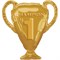 Шар фольга Фигура Кубок чемпиона золотой P30 (An) - фото 5092