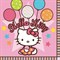 Салфетка Hello Kitty 33см 16шт - фото 5658