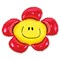 Шар фольга Фигура Цветок красный 11 (FM) - фото 6204