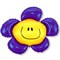 Шар фольга Фигура Цветок фиолетовый 11 (FM) - фото 6231