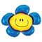 Шар фольга Фигура Цветок синий 11 (FM) - фото 6287
