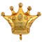 Шар фольга Фигура Корона золото 6 (QL) - фото 6353