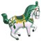 Шар фольга Фигура Лошадь цирковая зеленая 11 (FM) - фото 6374