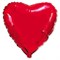 Шар фольга Фигура Джамбо Сердце красное большое Р45 (An) - фото 6557