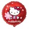 Шар фольга 18" Hello Kitty в цветочках (FM) - фото 6827