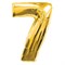 Шар фольга Фигура ЦИФРА 7 Gold (An) - фото 7181