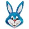 Шар фольга Фигура Кролик синий 8 (FM) - фото 8839
