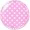 Шар фольга 18" Горошек на розовом (FM) - фото 9515