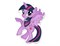 Шар фольга Фигура Пони фиолетовый11 (FM) - фото 9780