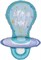 Шар фольга Фигура (38''/97 см) Соска голубая (К) /Дб - фото 9803
